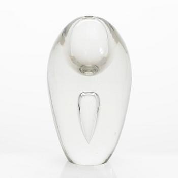 Timo Sarpaneva, skulptur, "Tåren", modell 3575, signerad Timo Sarpaneva Iittala -57.