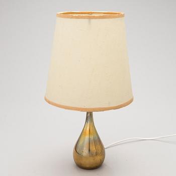 A Mid-20th Century Brass Table Lamp for Idman, Finland.