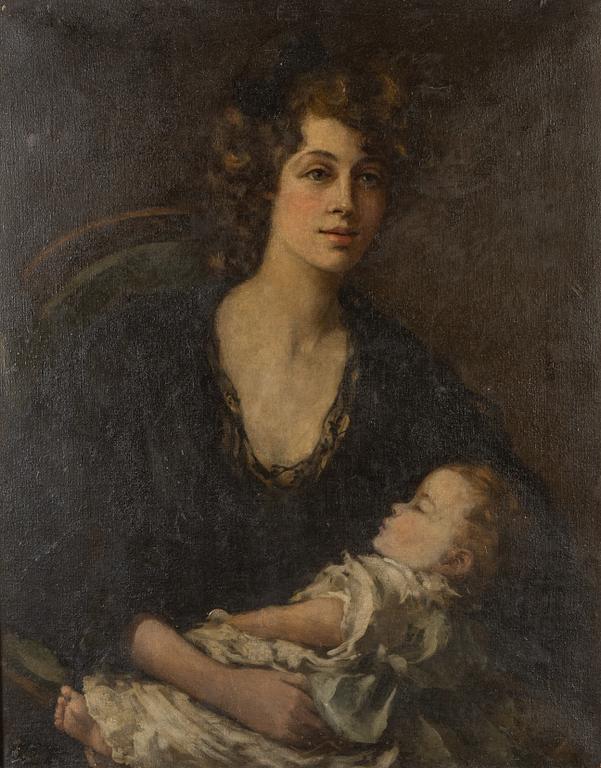 Okänd konstnär, 18/1900-tal, olja på duk.