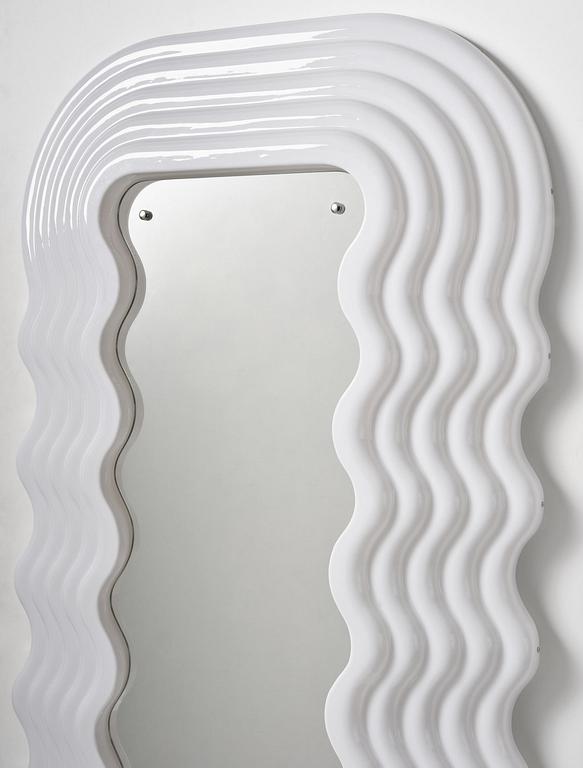 Ettore Sottsass, an "Ultrafragola" mirror, Poltronova, Italy, 21st century.