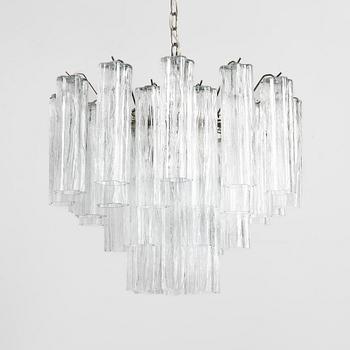 Tony Zuccheri, chandelier, "Tronchi", Murano, Italy.