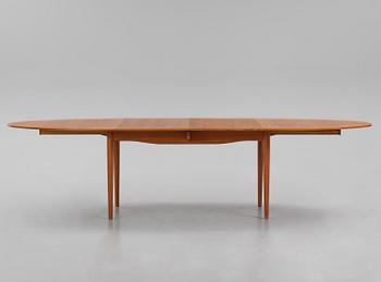 Finn Juhl, a teak dining table, Niels Vodder, Denmark, 1960s.