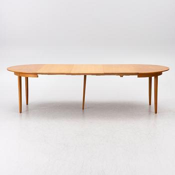 Carl Malmsten, A nine piece dining set, 'Camare Nyckel', by Åfors Möbelfabrik, Sweden, 1960's.