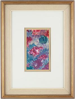 NELL WALDEN, gouache på papper, signerad och daterad -73.