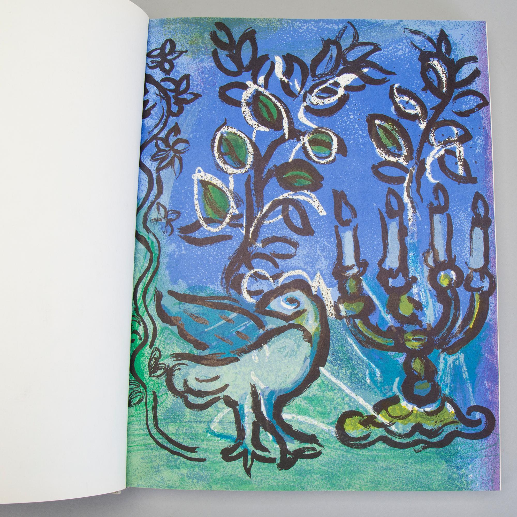 MARC CHAGALL, books (3), with, in total, nine lithographs in colour.