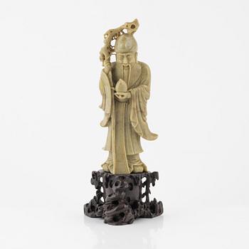 Skultpur, soapstone. Kina, tidigt 1900-tal.