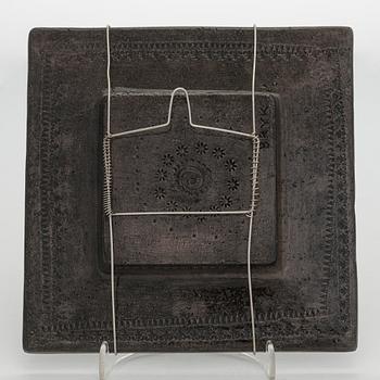 Rut Bryk, a stoneware wall relief, signed BRYK.