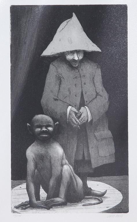 JORDI ARKÖ, 3 st, etsningar, sign o numr.