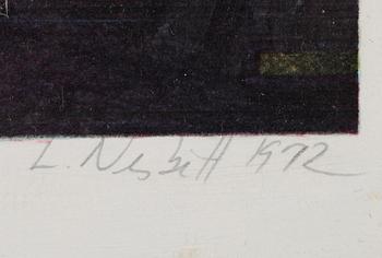 LOWELL NESBITT, färglitografi, signerad, daterad 1972 och numrerad 80/99.