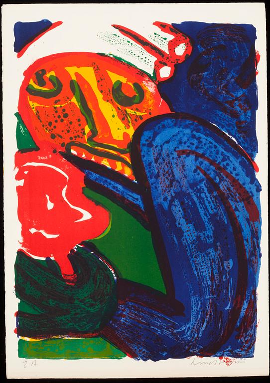 BENGT LINDSTRÖM, 2 st, färglitografier, signerade och numrerade E.A resp epreuve d'essai.