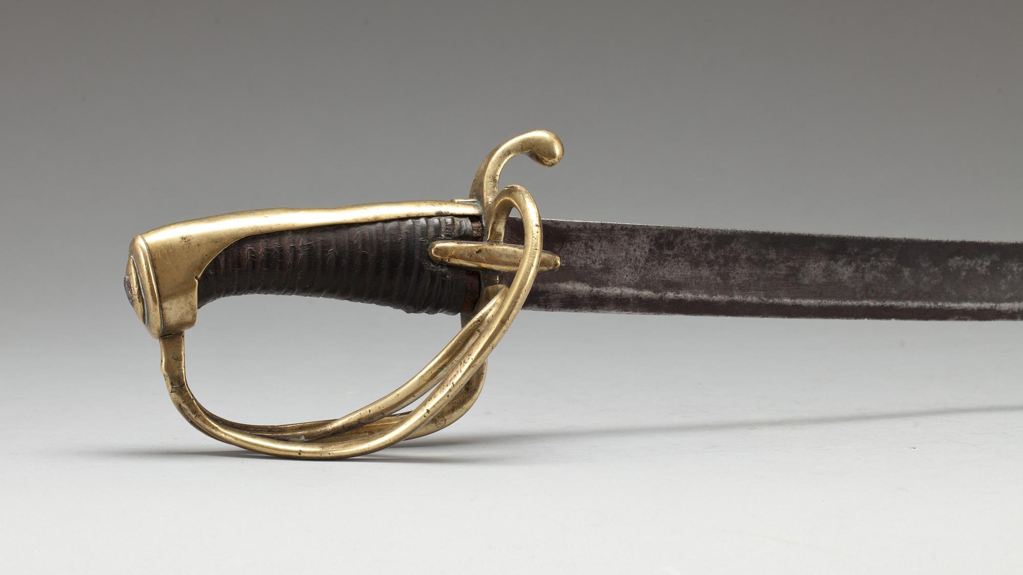 SABEL, Sverige, kavalleri, m/1814, signerad på klingrygg.