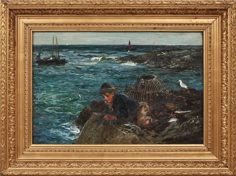 JOHN ROBERTSON REID, olja på duk, sign.