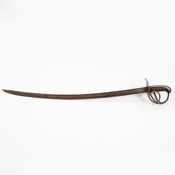 A Danish cavalry sword 1839 pattern.