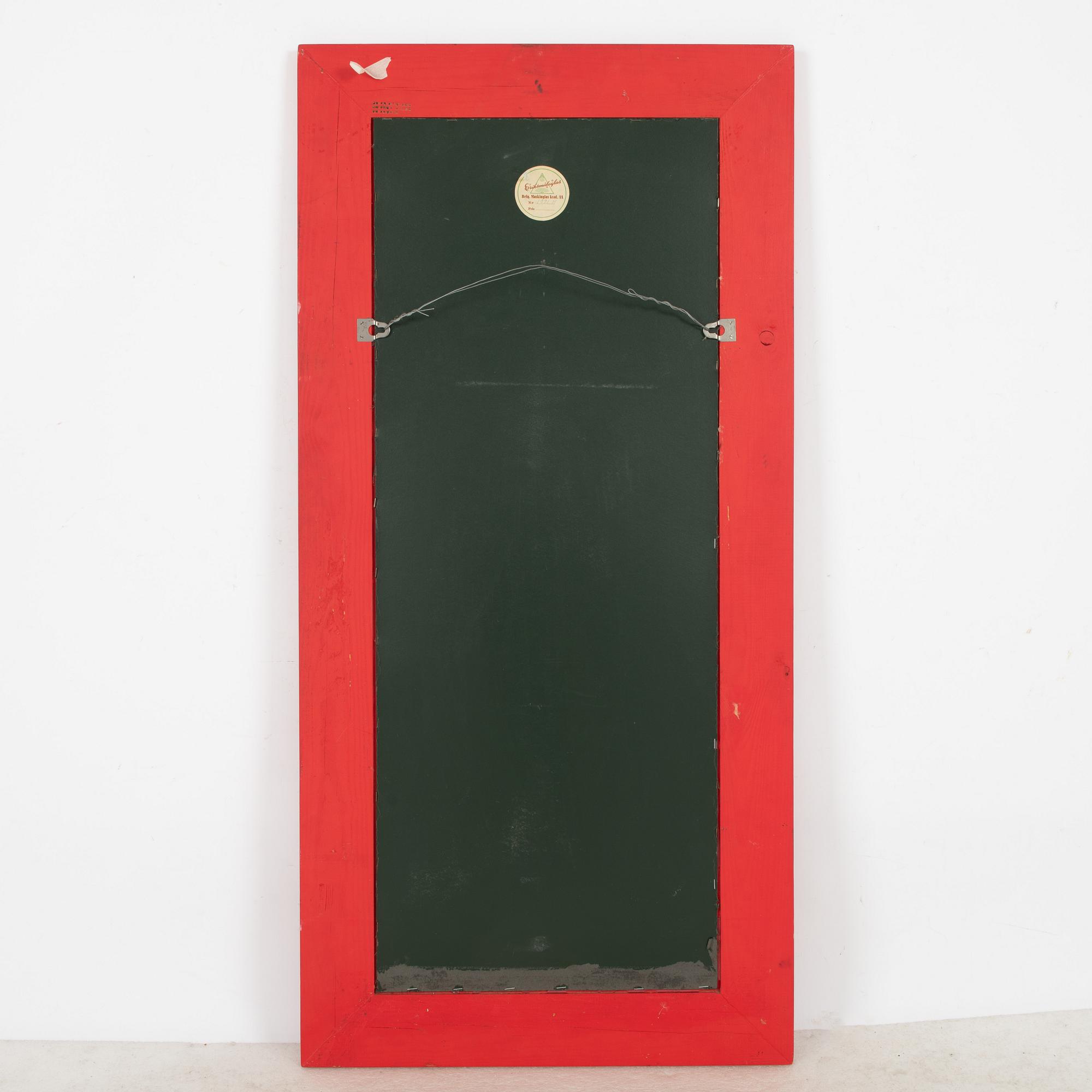 Erik Höglund, spegel och byrå/hallmöbel, Eriksmåla glas, 1960/70-tal.