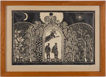 Azaria Mbhata, Adam and Eve.