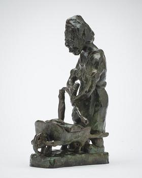 BERTIL LÖWALL, skulptur, brons, signerad.