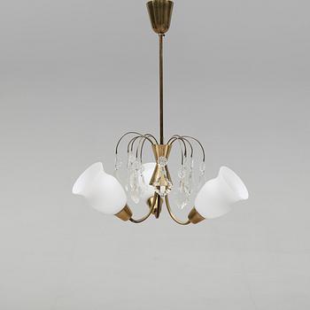 TAKLAMPA, Idman, 1900-talets mitt, höjd 67 cm.