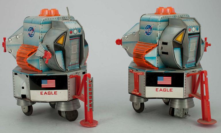 RAKETER 2 ST, Nasa Apollo 11. märkt DSK trademark, Japan 1970-tal.