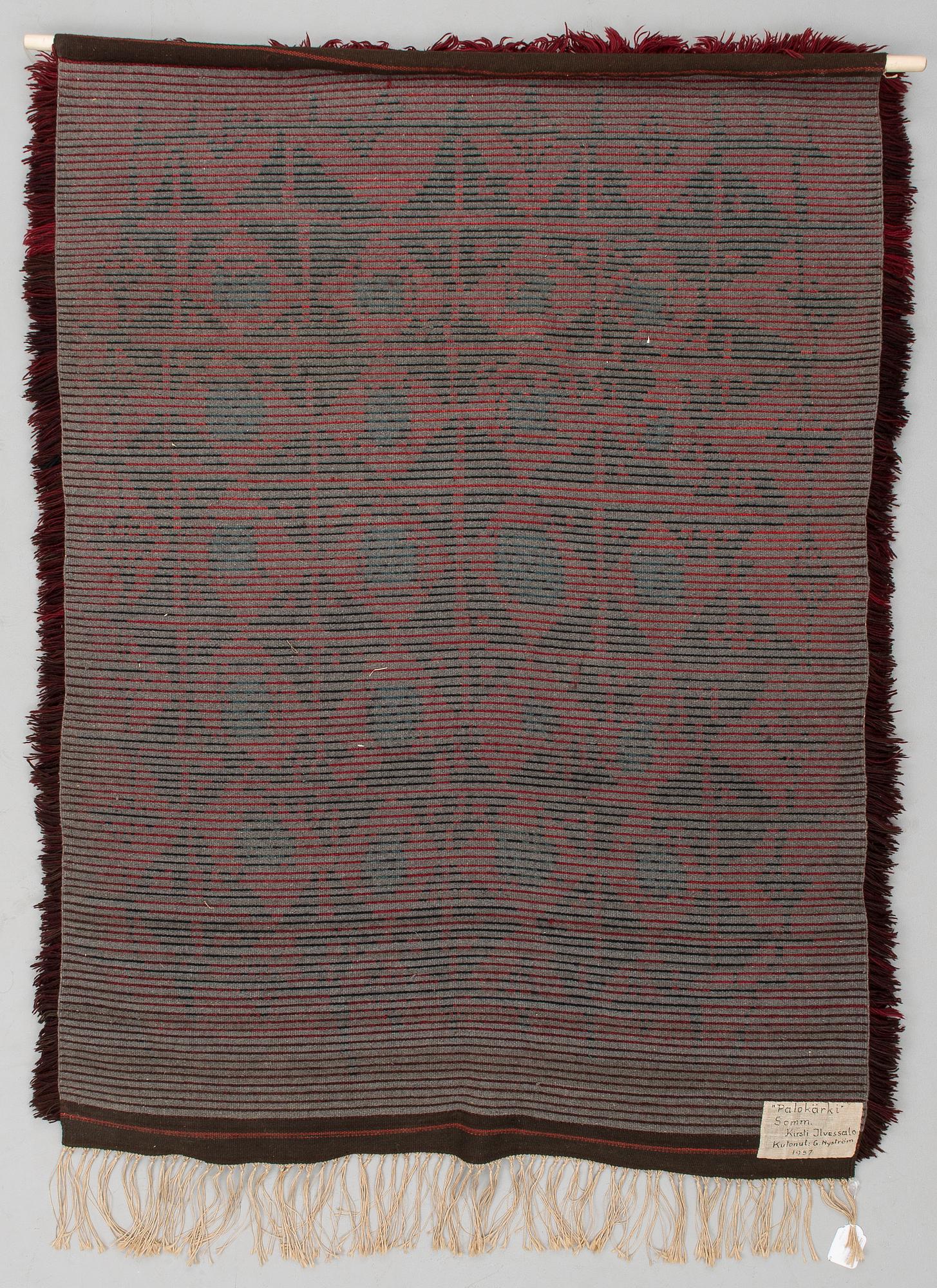 KIRSTI ILVESSALO, RYA. "Palokärki", 1957.