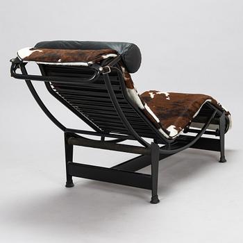 Le Corbusier, Pierre Jeanneret, Charlotte Perriand, vilstol, LC4, Cassina, Italien, formgiven 1928.