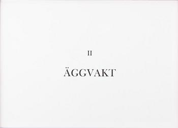 Ernst Billgren, "Mapp "Vid vägens slut" med 5 färglitografier och en akvarell.