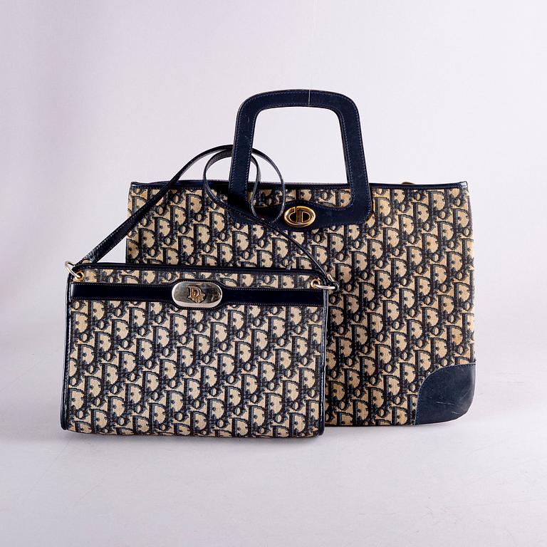 A Dior briefcase and bag 1980/90s.