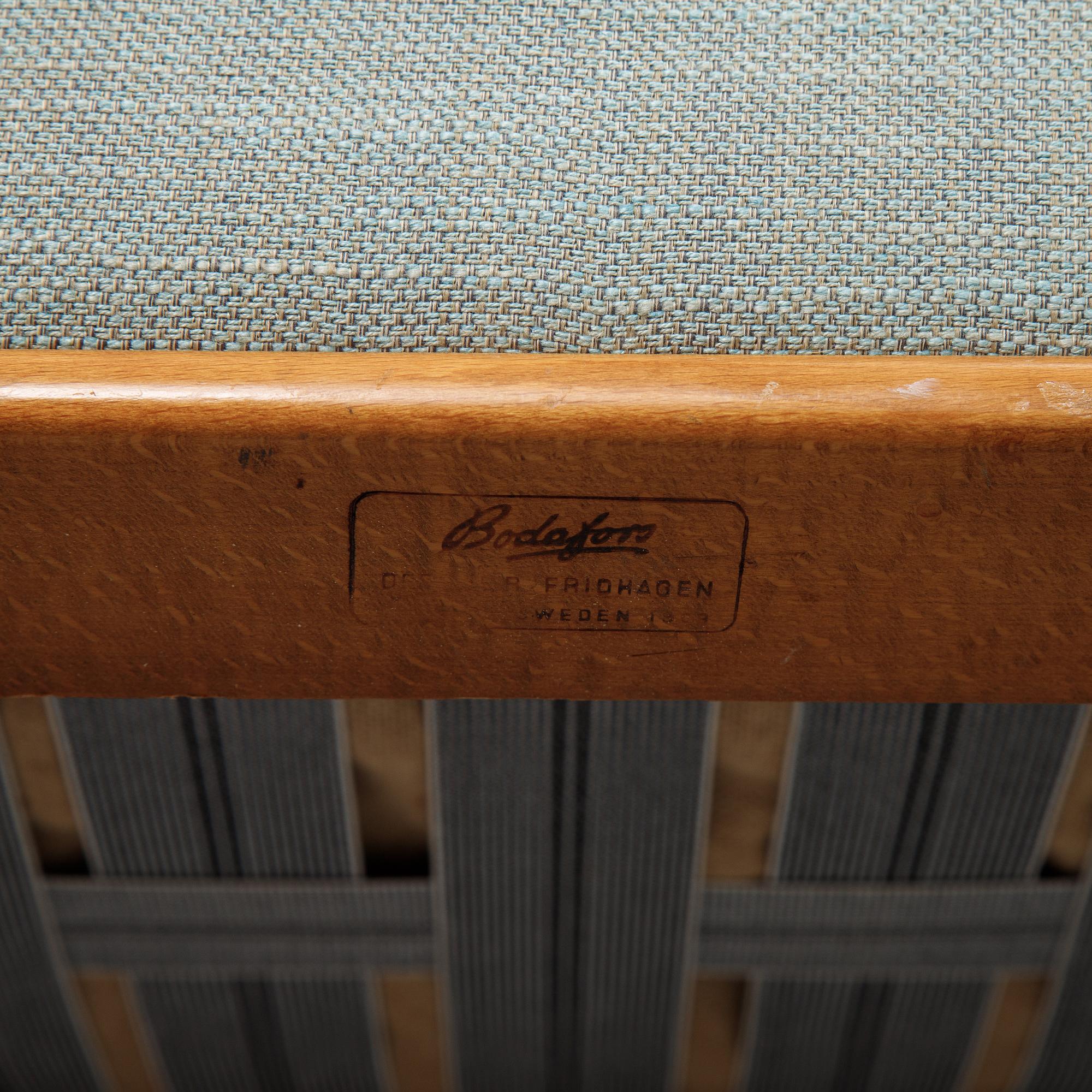 Bertil Fridhagen, fåtölj och soffa, 1900-talets mitt.