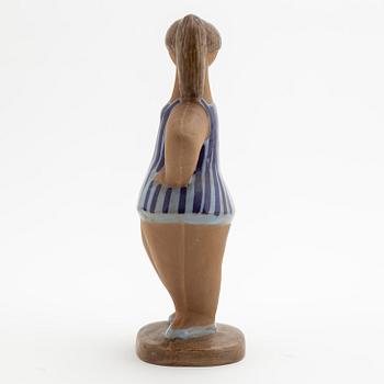 Lisa Larson, a 'Dora' stoneware figurine from the series 'ABC-flickorna', Gustavsberg.