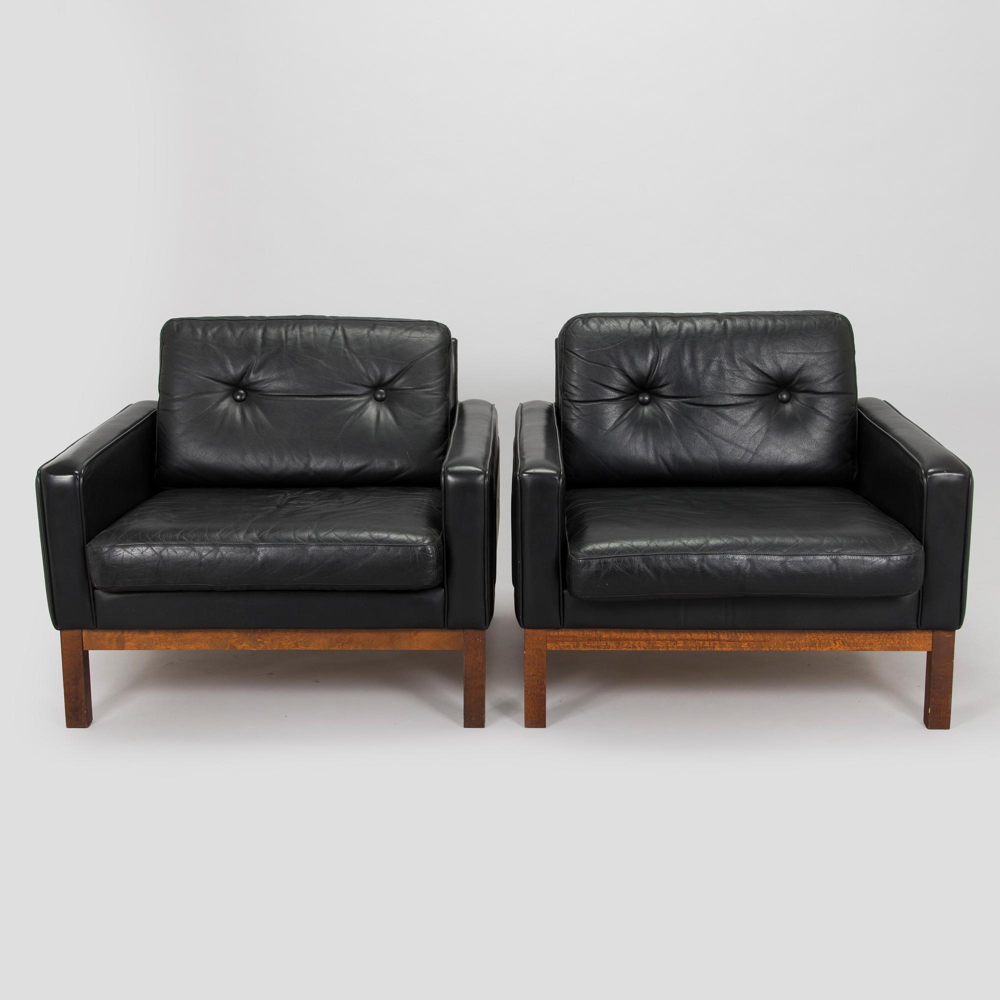 Jussi Peippo, armchairs, a pair of "Hidalgo" Asko 1960s.