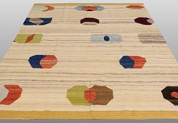 CARPET, flat weave, ca 290 x 230 cm.