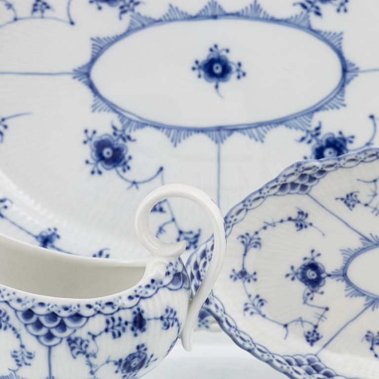 39 pieces of a 'Musselmalet' porcelain service, Royal Copenhagen, Denmark.