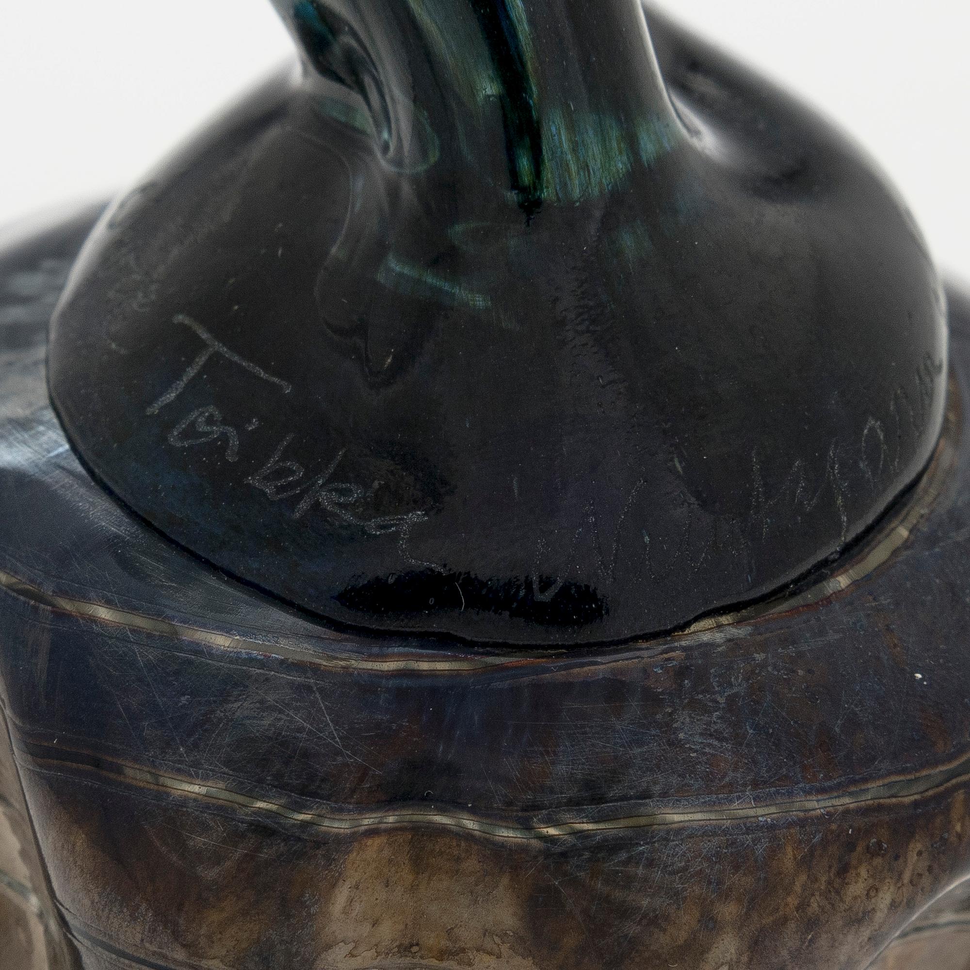 Oiva Toikka, glasskulptur, signerad Oiva Toikka Nuutajärvi Notsjö.