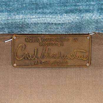 Carl Malmsten, A 'Samsas' sofa, AB O.H. Sjögren, Tranås, Sweden.