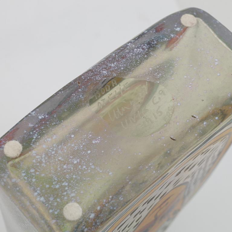 Ulrica Hydman Vallien, flaskor, 2st, glas, Boda Ateljé, unika, signerade.