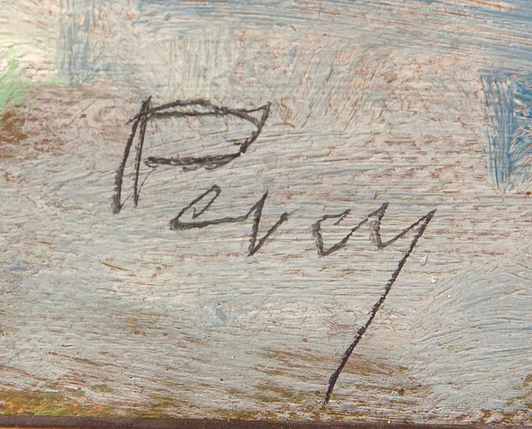 Arthur Percy, olja på duk signerad.