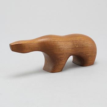 A figurine in teak, designed by Arne Tjomsland for Hiorth og Østlyngen, approx 1955.