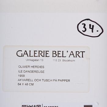 Olivier Herdies, "Ile dangereuse".