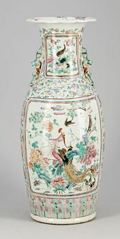 GOLVURNA, porslin, Kina, Kanton, 1800-tal.