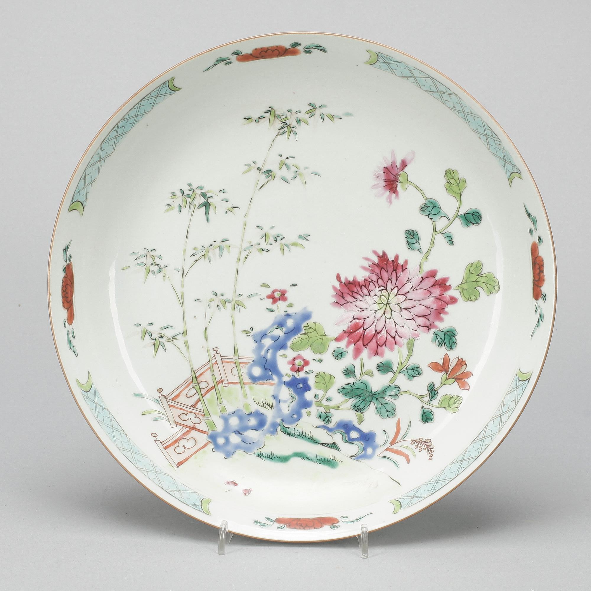 FAT, porslin, Kina, Qing dynastin, Qianlong, 1700-tal.