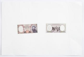 Jonathan Monk, pigment print signerad numrerad 68/100.