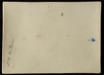 PLAKETT, porslin. Tyskland, 1800-talets första del. Märke. Vy över "München".