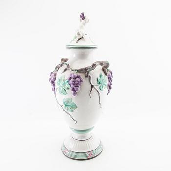 Urna med lock Rokoko-stil Rörstrand 1900-talets första hälft.