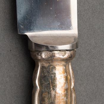 A 173-piece set of 'Chippendale' silver cutlery, Hopeakeskus, Hämeenlinna, Finland 1938-1947.