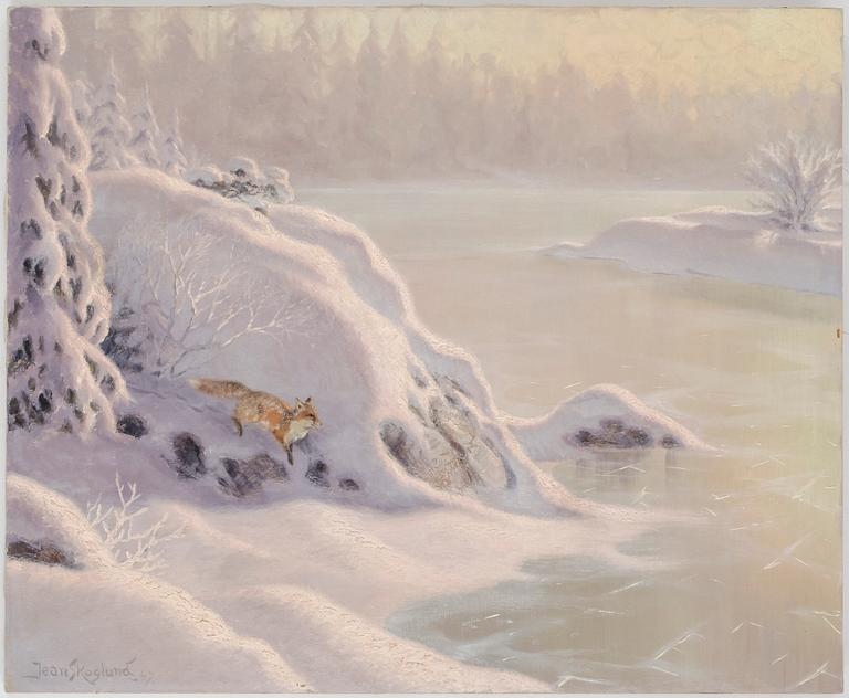 JEAN SKOGLUND, olja på duk, signerad och daterad -47.