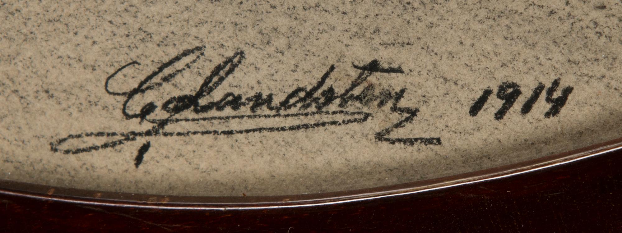 PENCIL DRAWING, signed and dated.