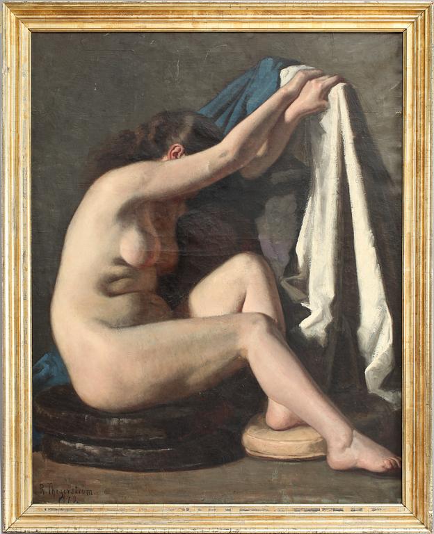 ROBERT THEGERSTRÖM, olja på duk, sign o dat 1879.