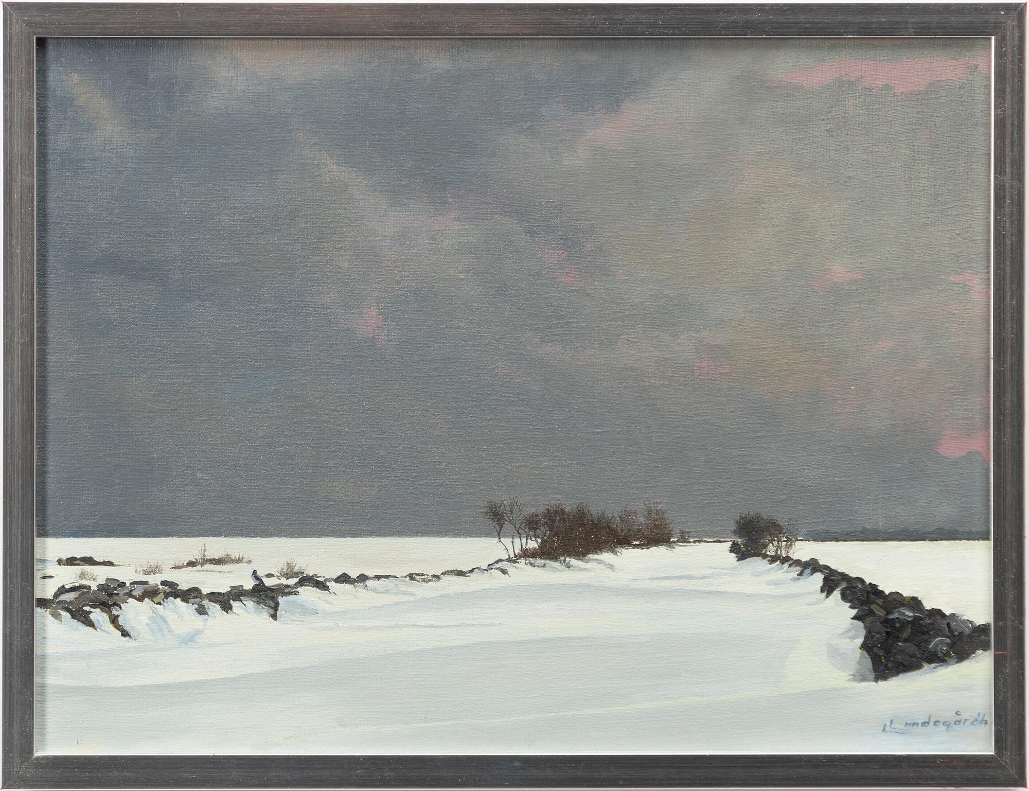 Lennart Lundegårdh, "Efter snöstormen mot Hålnäs, Öland".