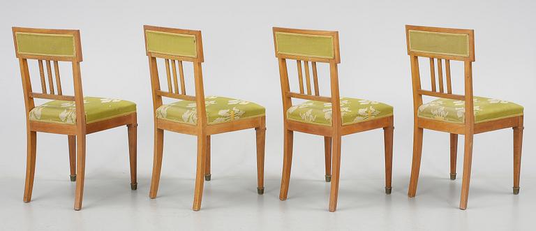STOLAR, 4 st, empire, 1800-talets mitt.