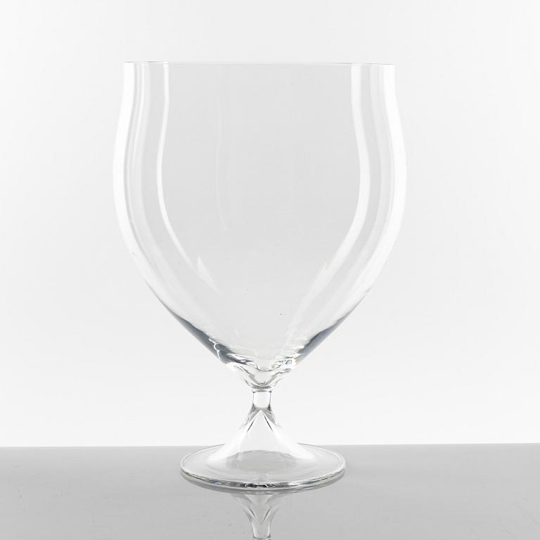 Ingeborg Lundin, skål på fot, glas, Expo, Orrefors.