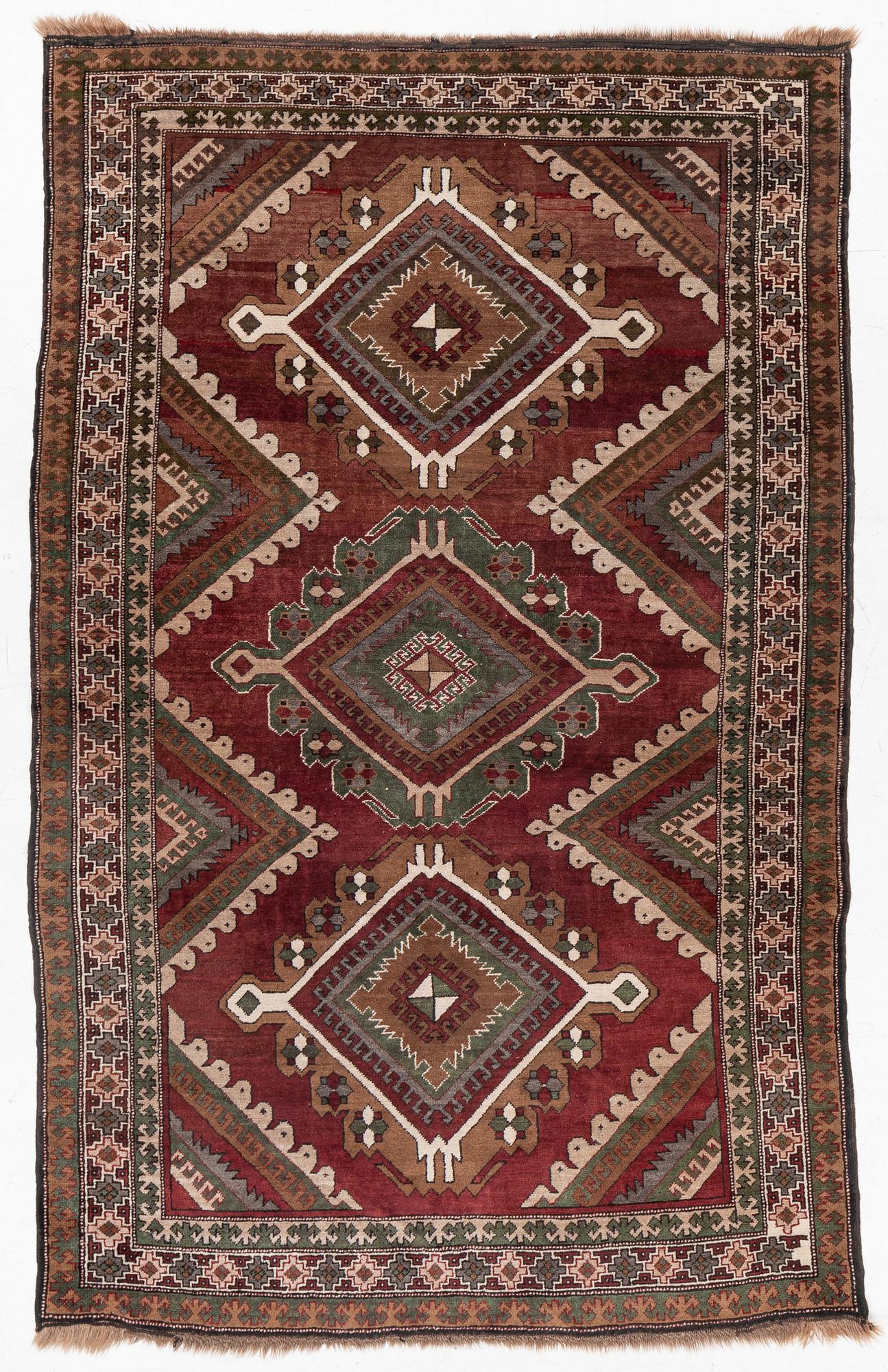 Matta, Kazak, ca 245 x 157 cm.